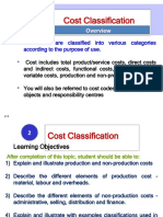 Cost Classification Overview
