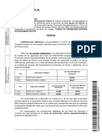 Publicación - Anuncio - ANUNCIO CALIFICACIÓN DEFINITIVA DEL PROCESO - TURNO INTERADMINISTRATIVA