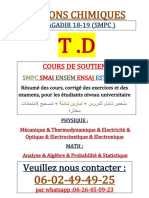 0 TD FSA AGADIR Liaison Chimique SMPC 2019 + Correction