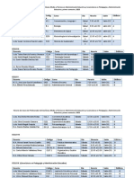 Horario Primer Semestre 2023 - Pedagogía