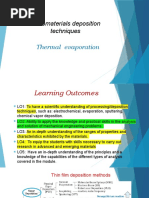 Lecture - 2 - Thermal Evaporation