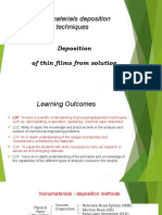 Lecture - 1 - Thin Film From Solution