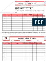 Formato Control de Clases