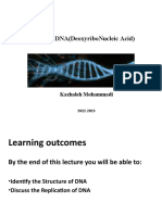 Lecture: Dna (Deoxyribonucleic Acid) : Kazhaleh Mohammadi