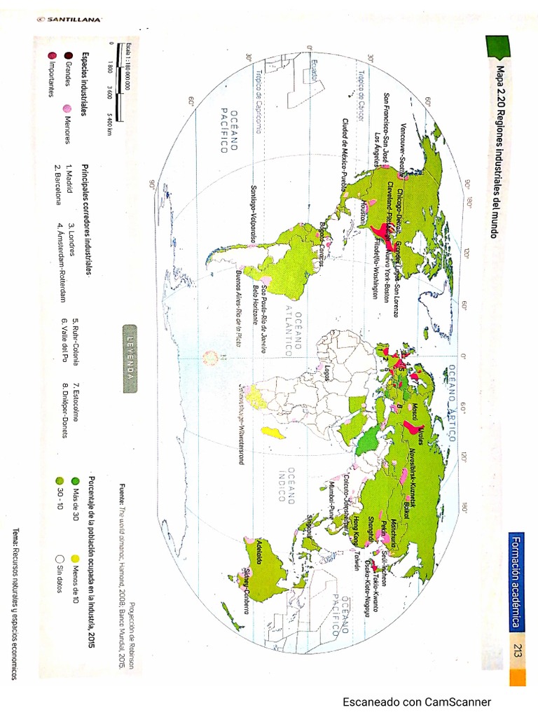 Regiones Industriales Del Mundo PDF
