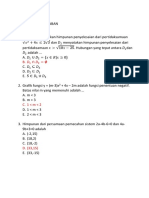 SOAL DAN JAWABAN MATEMATIKA SMP