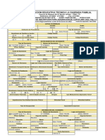 Formulario Matricula