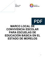 Marco Local para La Convivencia Escolar Morelos