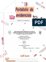 Portafolio de Evidencias Tecnología de Productos Pecuarios