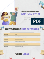 Capítulo V y VI Del Código Penal