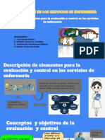 Evaluación y control en enfermería