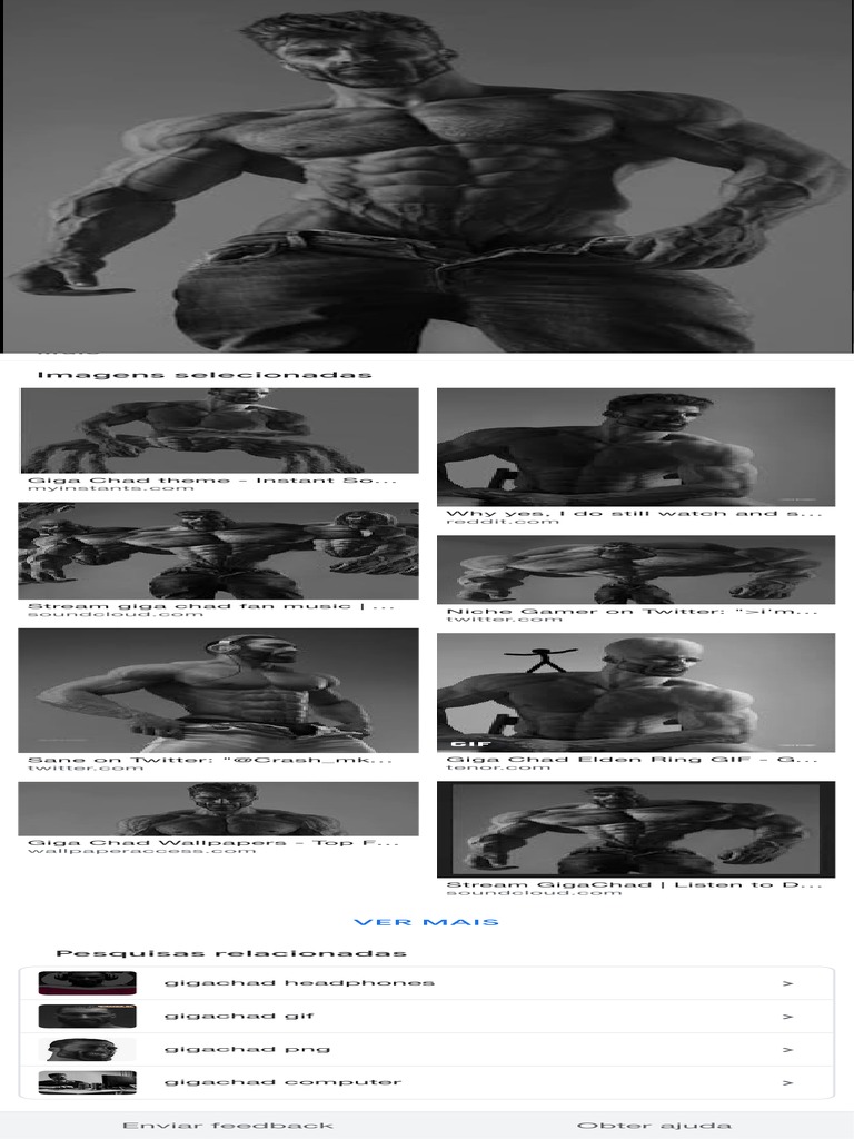 Giga Chad He Got Real GIF