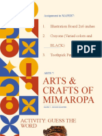 Arts & Crafts of Mimaropa