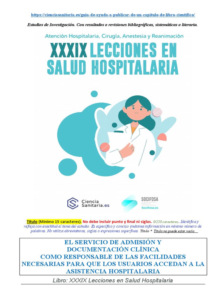 2022 cap3 sadoc servicio de admision y docu clinica pdf hospital