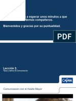 Lección 2. Tipos y Estilos de Comunicación