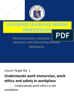 Understanding Work Immersion Work Ethics