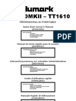 NUMARK TT-1600mkii Quickstartguide