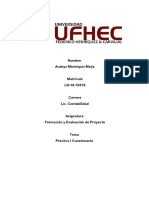 Practica 1 Formulacion y Evaluacion de Proyecto