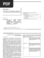 Evaluación psicológica conceptos básicos