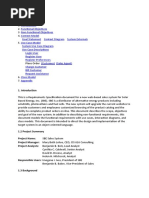 Requirement Specification Document