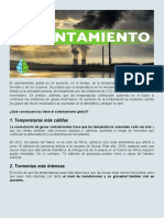 El Calentamiento Global Es Un Aumento