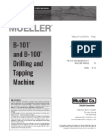 Mueller: B-101 and B-100 Drilling and Tapping Machine