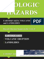 GEOLOGIC HAZARDS 1st Sem Shs