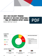2021 2022 Delivery Program Inclusive of 2021 2022 Operational Plan Final Key Performance Indicator Progress Report Ending 30 June 2022