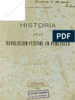 Historia de La Revolución Federal en Venezuela