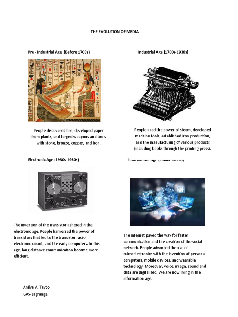 Media Evolution Through Ages | PDF | Young Adult