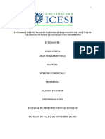 Desmaterialización de Los Títulos Valores