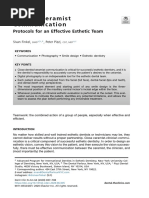 Dentist-Ceramist Communication Protocols For An Effective Esthetic Team Finkel2020