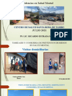 Centro de Salud Santa Rosa de Tambo Actividades Salud Mental Julio