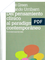 GREEN y URRIBARRI Del Pensamiento Clínico Al Paradigma Contemporáneo