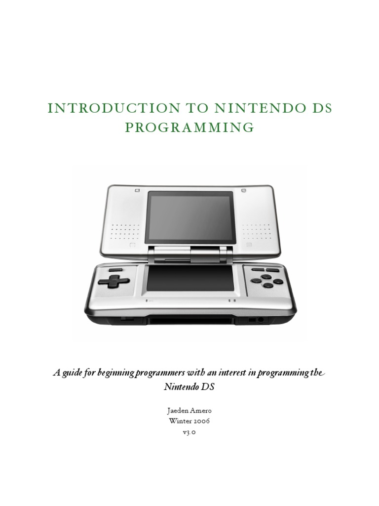 Introduction to Nintendo DS Programming | Software | Software ...