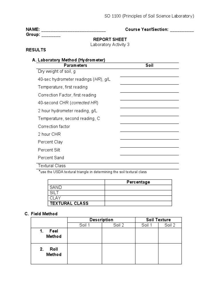 Soil Texture Analysis Methods | PDF | Earth Sciences | Soil