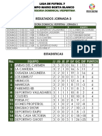 Resultados j3 Dominical Vespertina A2023