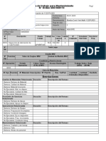 Ficha de Trabajo para Mantenimiento #Orden 4007088119