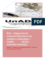 M16 - Asignación de Recursos Federales A Los Estados y Municipios - Varfe Silvia Sanchez Sanchez