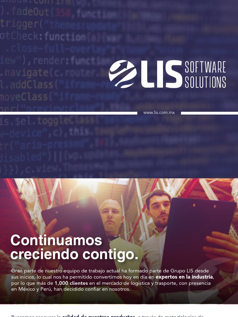 Sistemas LIS para Transporte Eficiente | PDF | Software como servicio ...