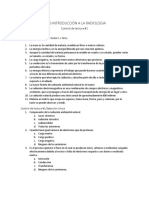 1600-Introducción A La Radiologia: Control de Lectura #1/verdadero o Falso