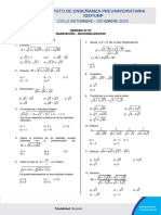 7) Algebra - Semana 07