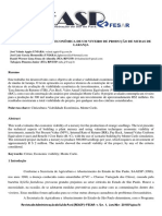 Análise Da Viabilidade Econômica de Um Viveiro de Produção de Mudas de Laranja