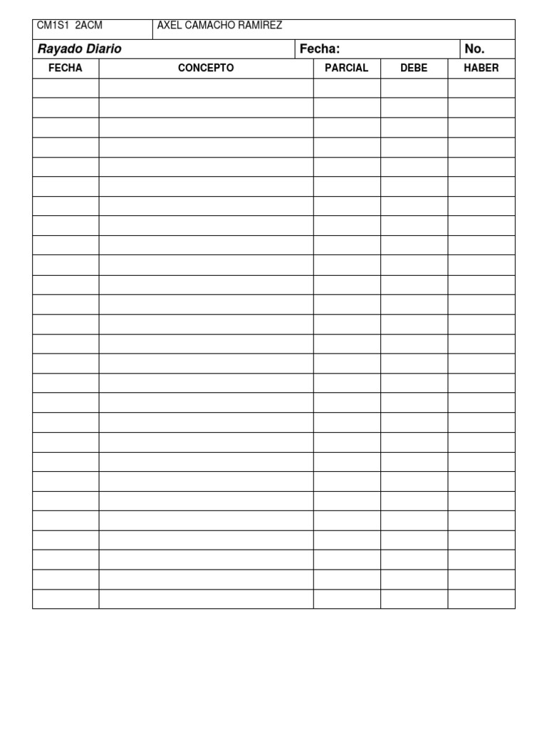 Rayado Diario PDF