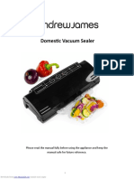 Andrew James Domestic Food Vacuum Sealer