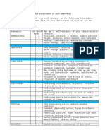 Self Assessment Activity