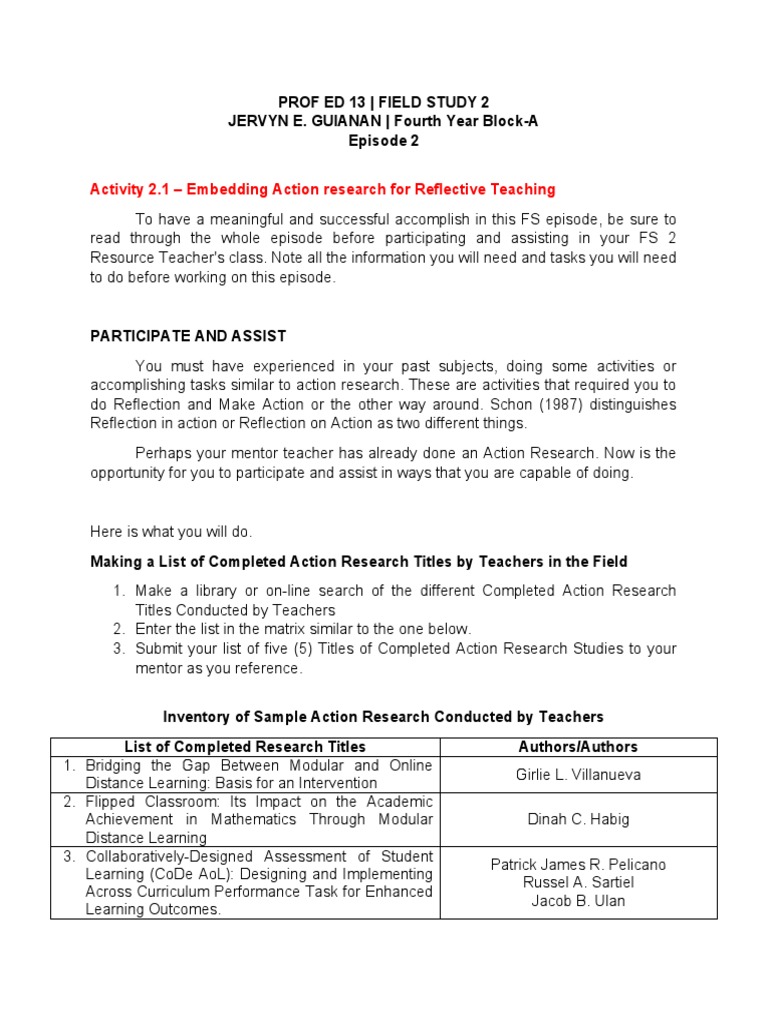 Prof Ed 13 - Episode 2 | PDF | Teachers | Learning