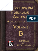 Encyclopaedia Formulae Arcana - Volume B