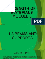 3.1 Beams and Supports