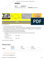 Preliminary Examination - ARSC 313 ARCH31S1 Strength of Materials